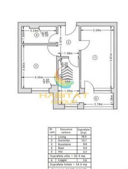 Apartament 2 camere an 2024 cu Mutare imediata - 8