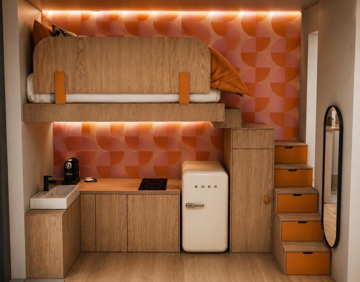 2nd Smallest "Apartment" in Romania | Design Project Included
