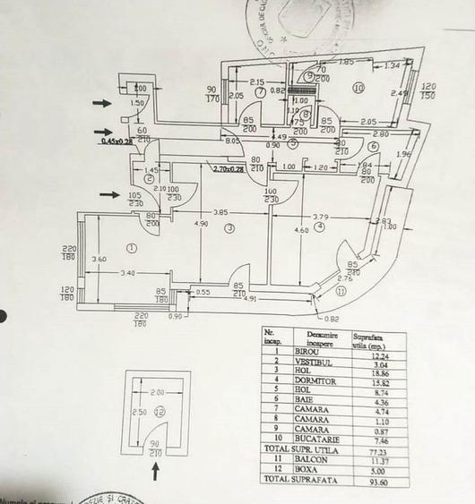Apartament cu 3 camere semidecomandat în Armeneasca