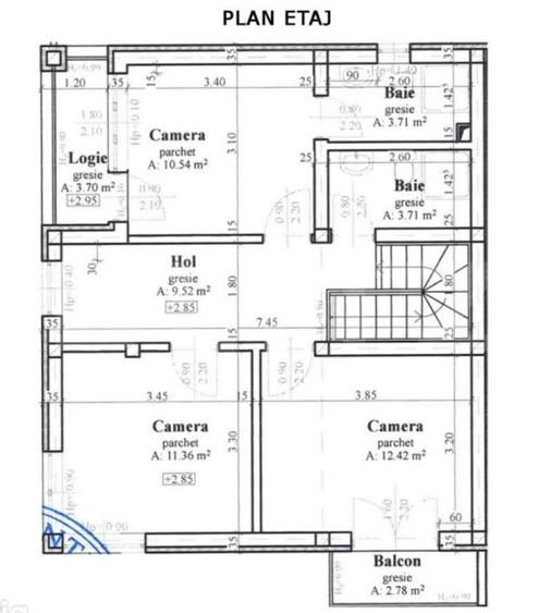 Duplex Modern mobilat si utilat 102mp cu teren de 207 mp – Dezmir