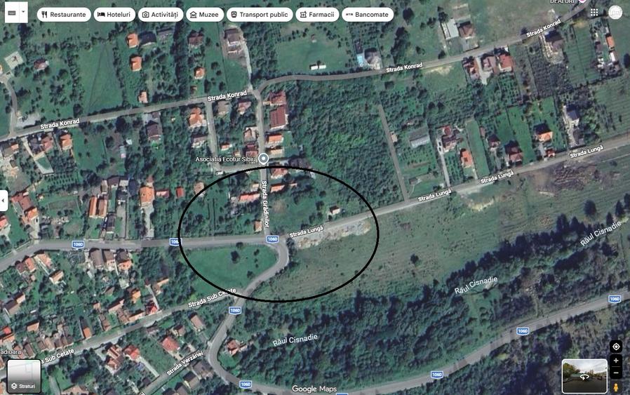 Teren intravilan 1.000 mp in Cisnadioara / jud. Sibiu