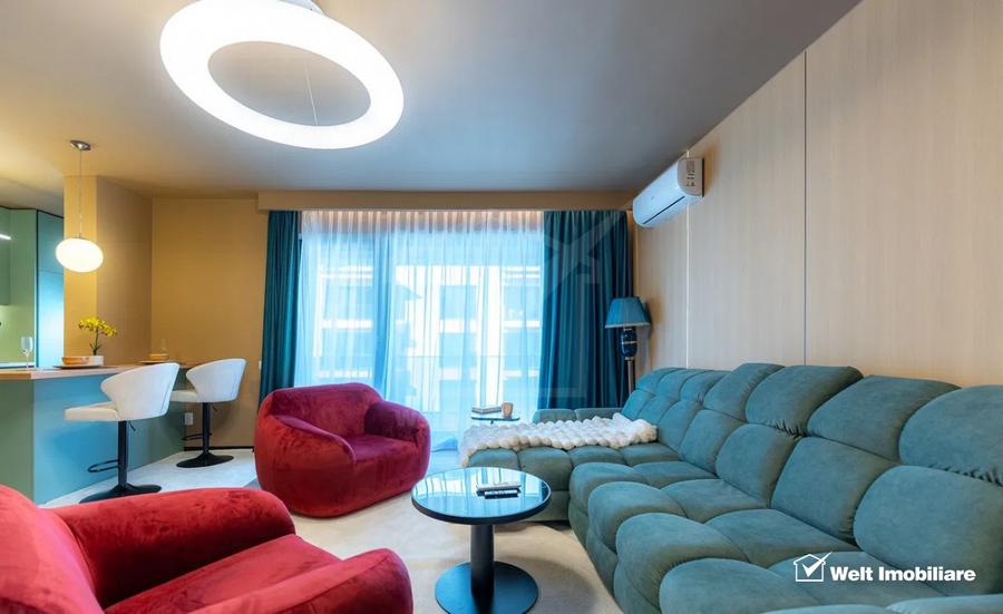 Apartament cu 2 camere, mobilat si utilat modern, Intre Lacuri
