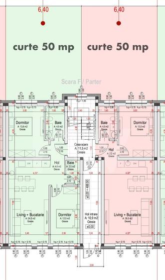 Apartament 3 camere, două băi, curte 50 mp -Natura la tine acasă! Cristian-SiBiU - 12