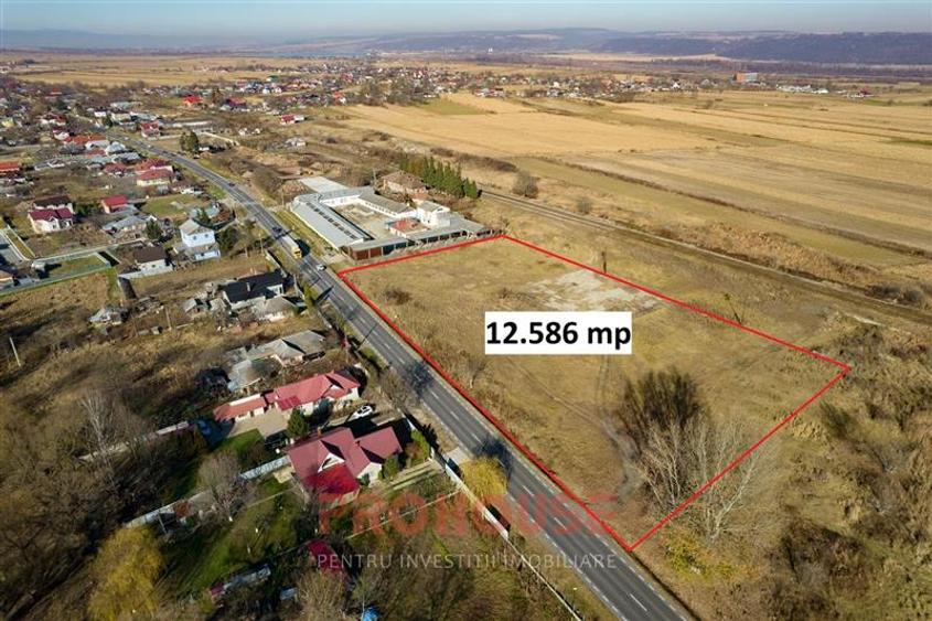 Teren 12.586mp - DN15 - Bacau - Buhusi - deschidere 162ml - posibilitate lotizar