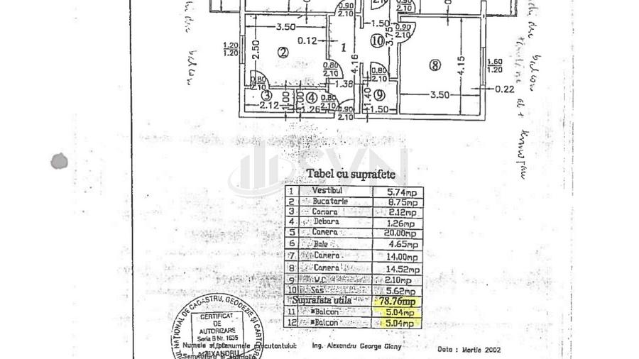 REA1018347 Apartament 3 Camere de Vanzare Sector 3 Zona Decebal