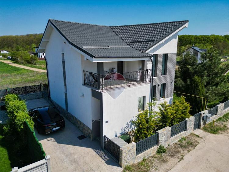 Casă premium 5 camere în Snagov | 535 mp teren | Lângă pădure