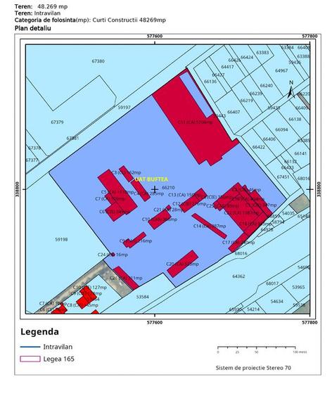 Teren pentru dezvoltare light industrial sau retail - Buftea Sud 5ha