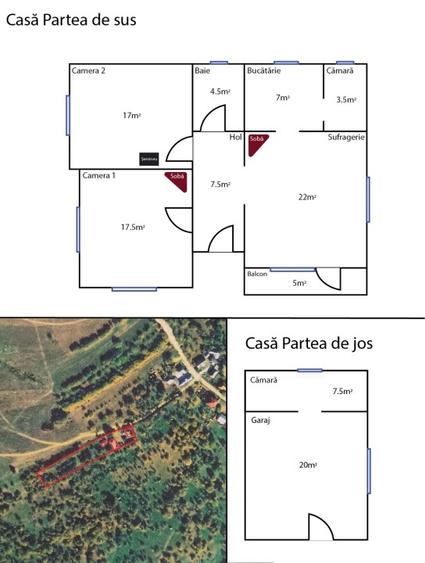 Casă de vânzare cu teren 35 ari în satul Prislop, comuna Boiu Mare, Maramureș