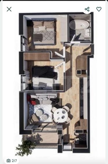 Comision 0% De vânzare – Apartament 3 camere | Baciu -bloc nou