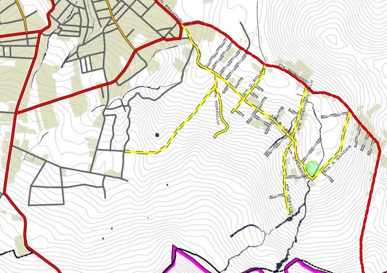 Teren de vanzare in Borhanci, 365 mp, front de 17m