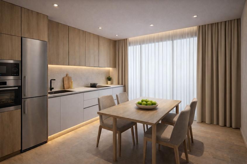 Tomis Nord- Vanzare apartament decomandat cu 2 camere, bloc nou.