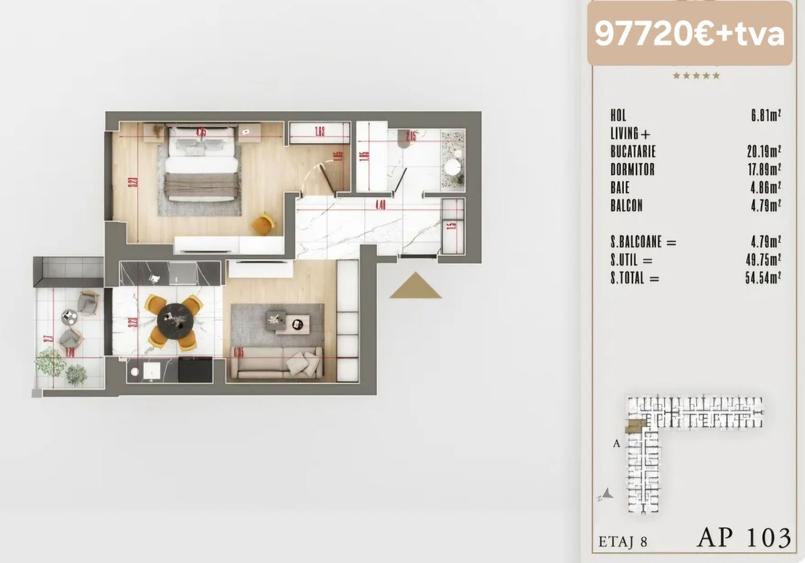 Apartament 2 camere cu dressing,Pallady Titan,Ansamblu exclusivist,LUX