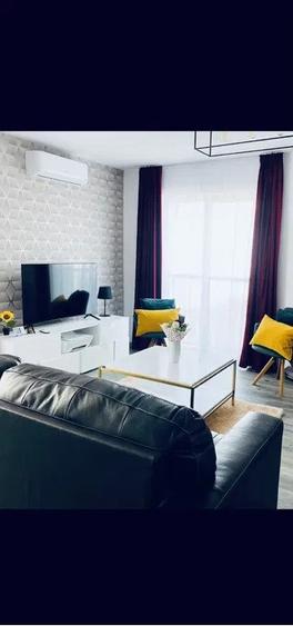 Apartament 3 camere 65 mp, mobilat, utilat, terasa 20 mp, Zona Oasului