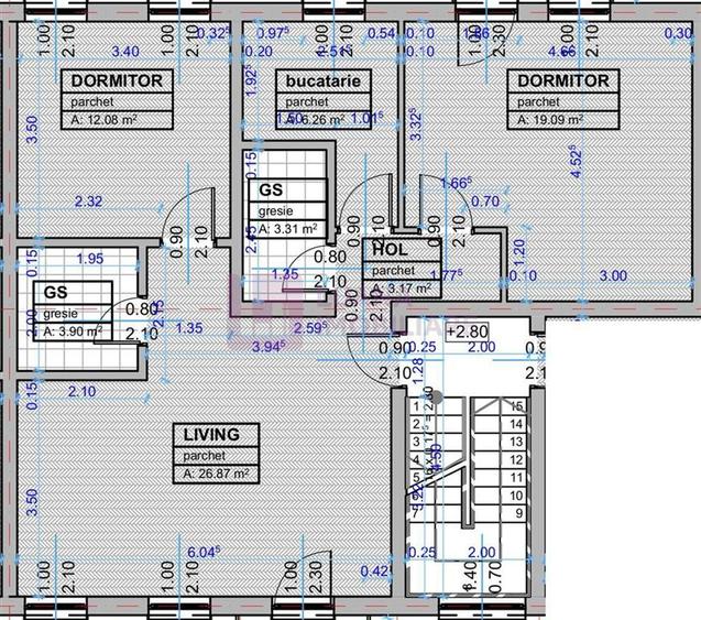 Apartament 3 camere de inchiriat | Cart Arhitectilor | gradina 25 mp | pet frien