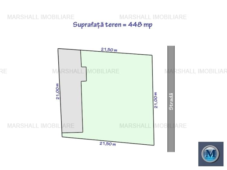 Teren intravilan de vanzare, zona Transilvaniei, 450 mp #16389