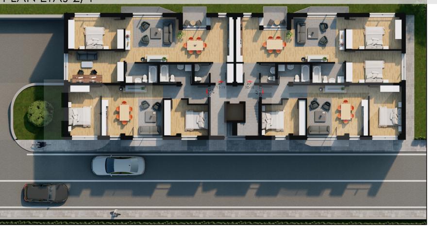 Apartament 3 camere, 65mp, bloc nou, zona Giulia