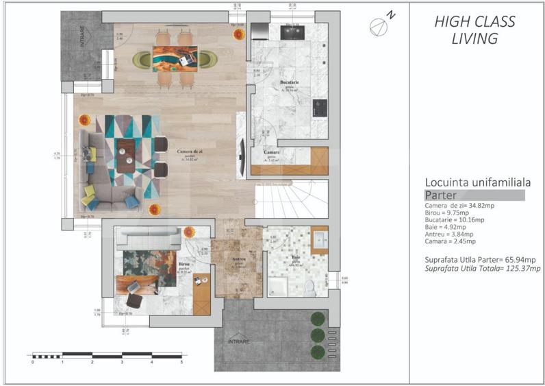Casa individuală semifinisată, 125 mp utili, 700 mp teren, Corpadea - 11