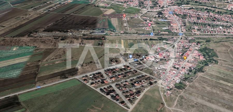 Teren intravilan de vanzare 596 mp Cristian Sibiu