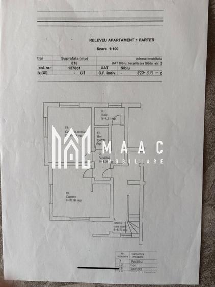 Apartament 2 camere | Turnișor | 56 mp, grădină
