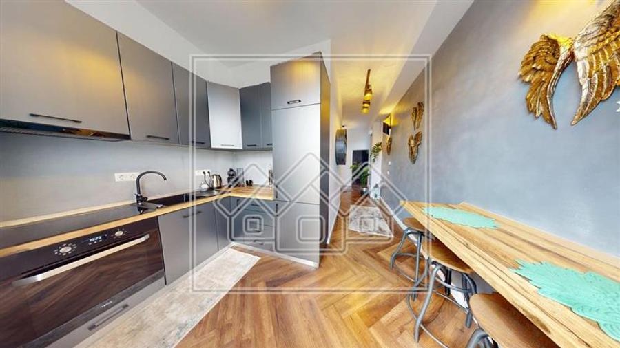 Penthouse de vanzare, terasa de 120 mp, mobilat si utilat confort lux