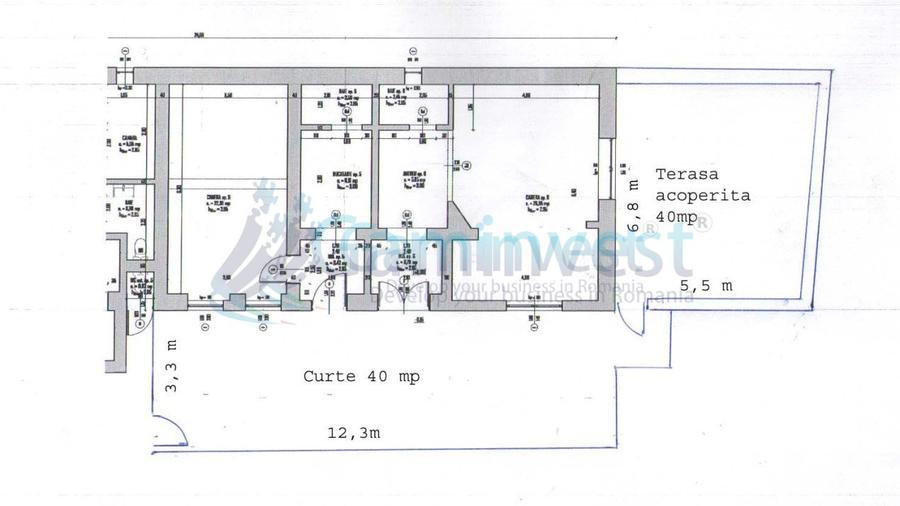 Apartament cu 3 camere de vanzare, zona Magheru, Oradea Bihor