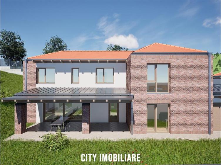 Teren intravilan 1.375 mp cu Proiect autorizat pentru duplex, Feleacu