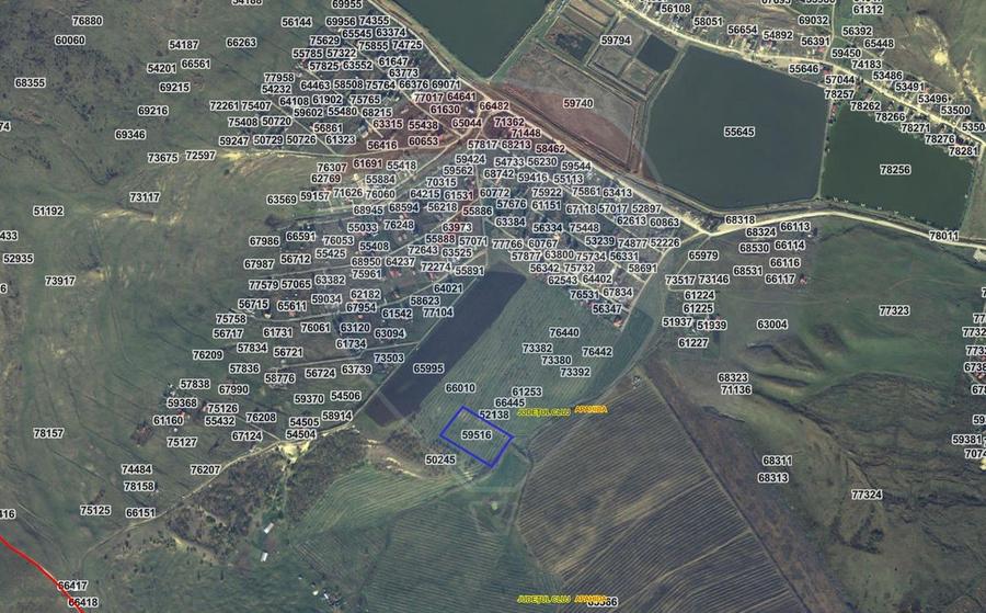 Teren extravilan de vanzare in Campenesti