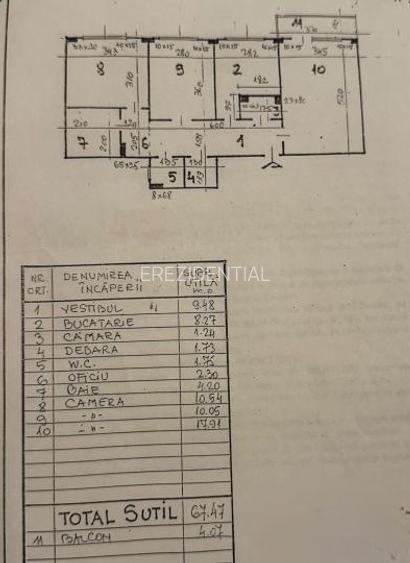 Apartament 3 camere-decomandat- Turda/ Ion Mihalache - 13