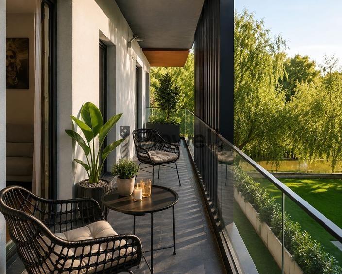 Apartament 3 camere lux–102m–vedere lac–smart home–Belair Lake Pipera