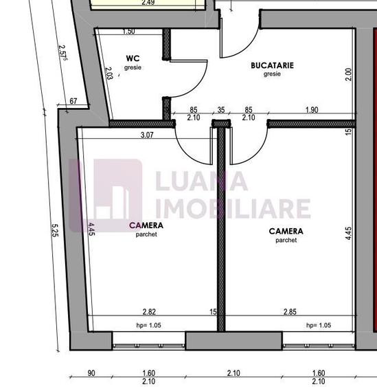 Apartament 2 camere premium de vanzare | Centru | renovat integral | pivnita