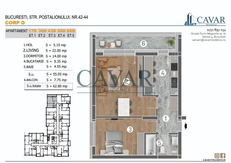 Alege Responsabil. Alege Cavar Residence