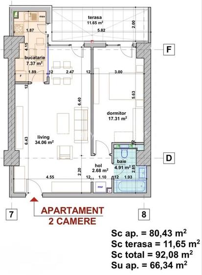 Smart Lujerului 2 Camere loc de parcare cu terasa 12 MP si prox. metrou - 6
