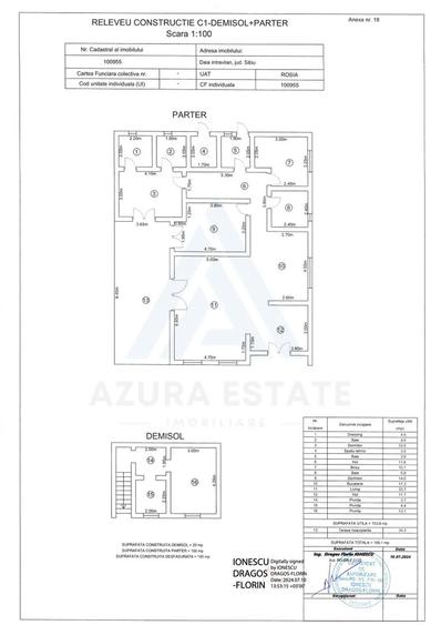 Casa individuala 154 mp utili pe un singur nivel teren 830 mp in Daia