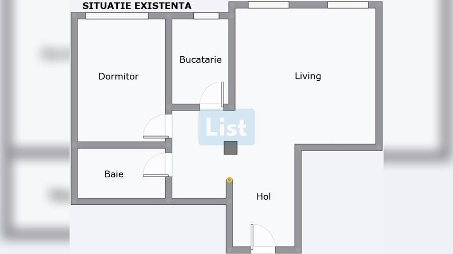 0% Comision | Apartament cu 2 camere si balcon | Central