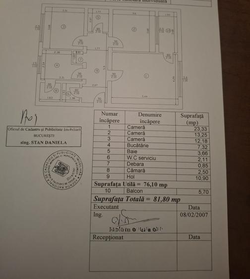 Vatra Luminoasa-Iancului, 3 camere decomandat bloc 1987