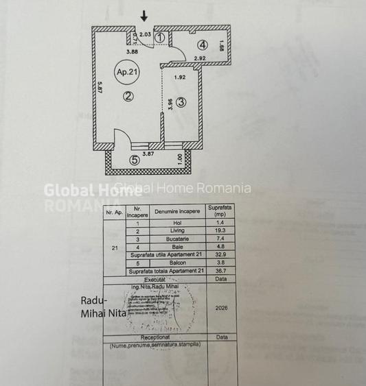 Bloc Nou - Studio 37MP | Str Safirtului - Bragadiru | 5 Min Prel Ghencea - 27