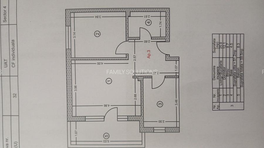 Apartament 3 camere spatios - metrou aproape! - 6