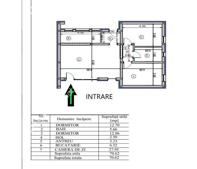 Casa individuala cu 3 camere si teren de 245 mp in Tocile
