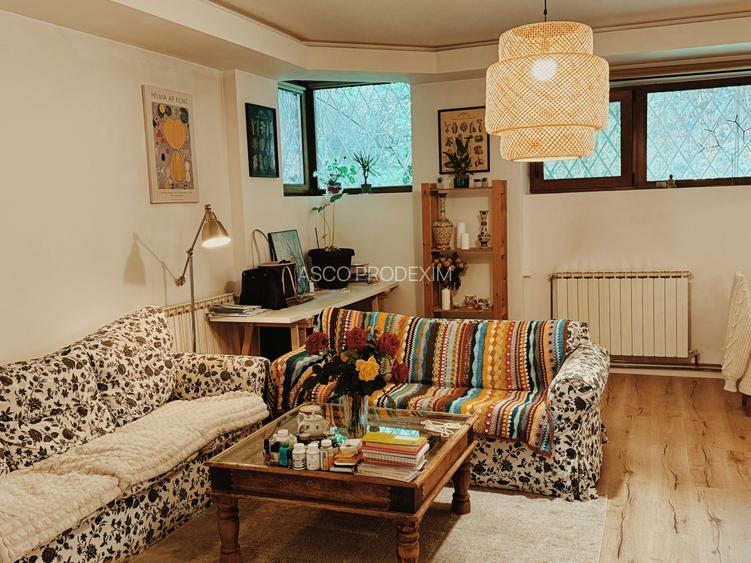 Apartament 2 camere Floreasca zona parc Verdi demisol bloc 2001 mobilat modern - 13