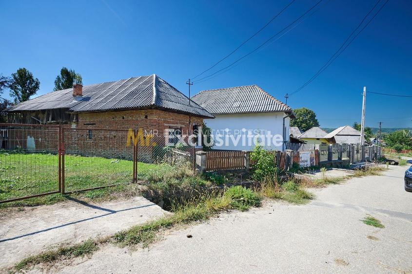 Casa cu teren de 1.200 mp si livada–Badesti, comuna Pietrosani, Arges