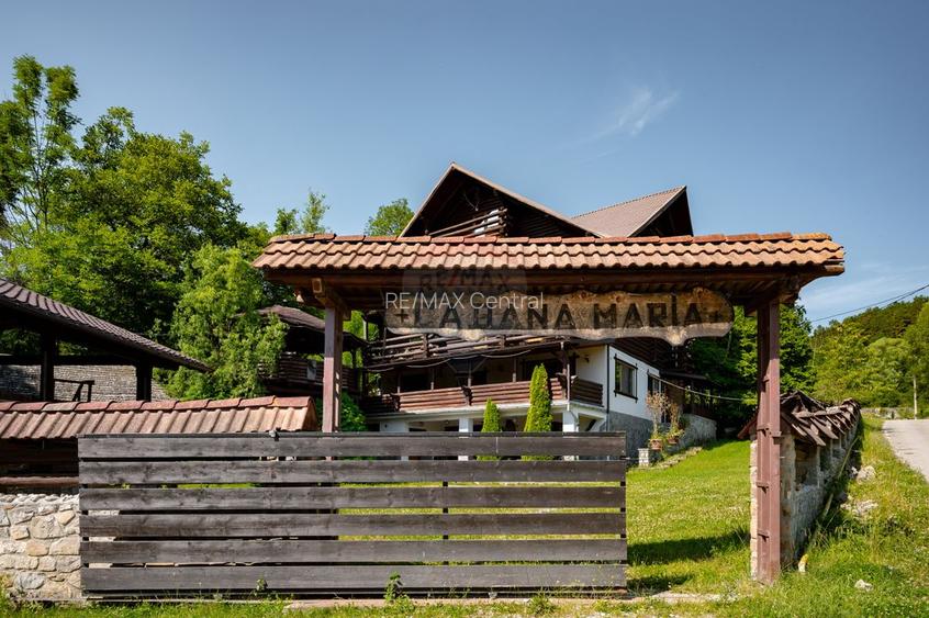 Cabană turistică, 12 camere cu restaurant, bucătărie + sală evenimente - 24