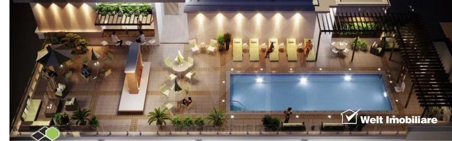 Apartament de lux 3 camere, cu piscina privata, sauna, jacuzzi, cartier Europa