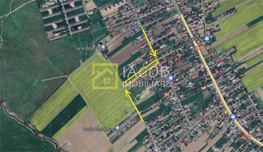 Teren intravilan Lilieci, Hemeius, Bacau