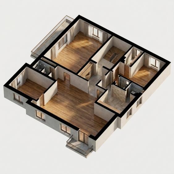 Apartament 237 mp Barbu Văcărescu – Tei | Vedere Parcul Circului | Garaj