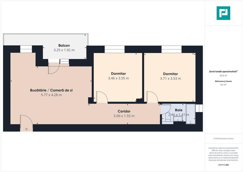 Apartament 3 camere | Etaj 2 | Zona Torontalului