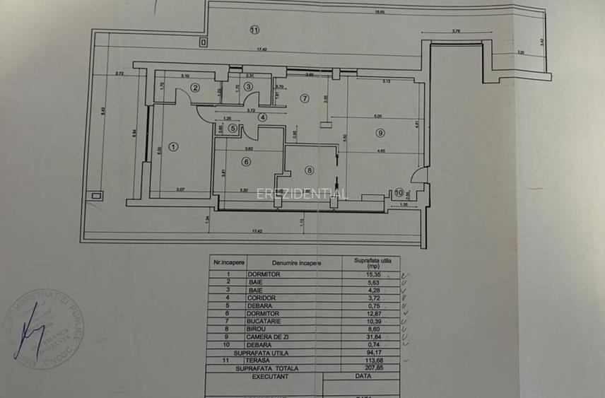Apartament de vanzare– 4 camere-terasa-parcare-zona Tineretului - 17