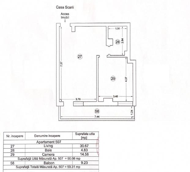 Statiunea Mamaia, apartament PREMIUM, 2 camere, 60 mp.