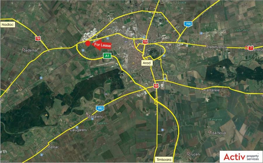 Spatii industriale de închiriat in Industra Park Arad