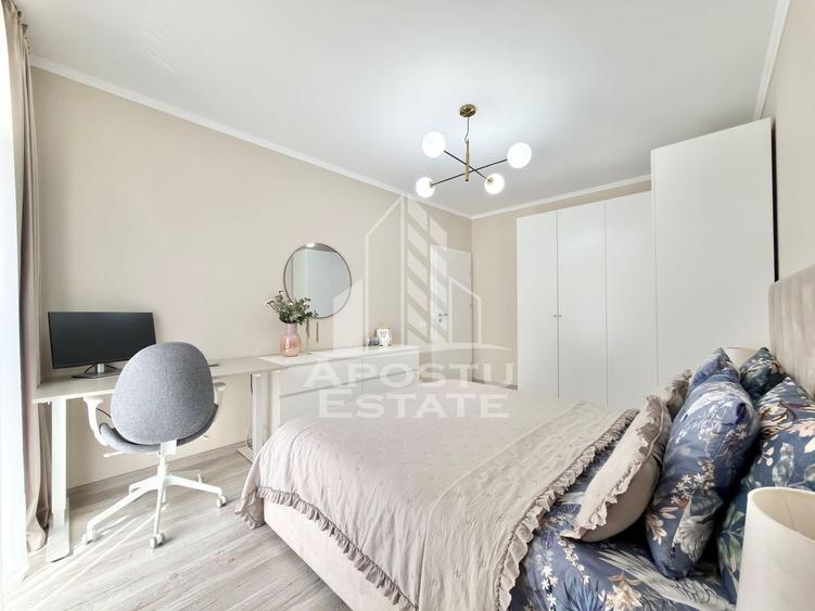 Apartament cu 2 camere mobilat si utilat decomandat in Giroc la asfalt