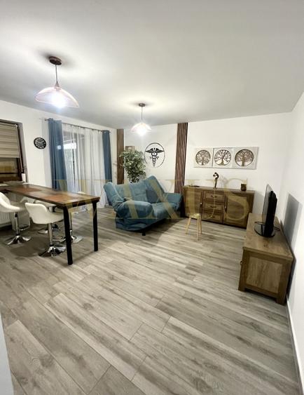 Apartament de 2 camere, terasa acoperita 46 mp, parcare subterana, boxa